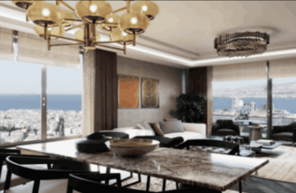 آپارتمان لوکس ۵+۱ برای فروش در ازمیر